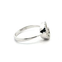 Anneau Comete Femme in Or blanc Diamante 0.19 Ct ANB682 - ANB682